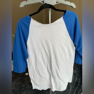 Baseball tee’s, size small